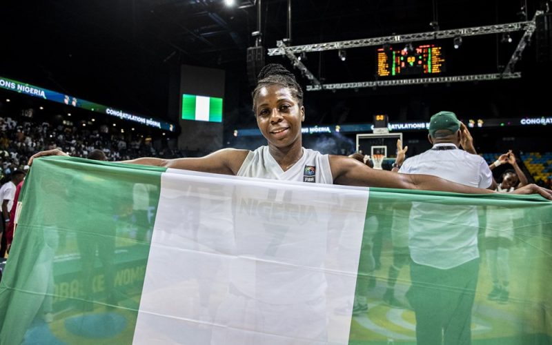 Sarah Ogoke at the AfroBasket