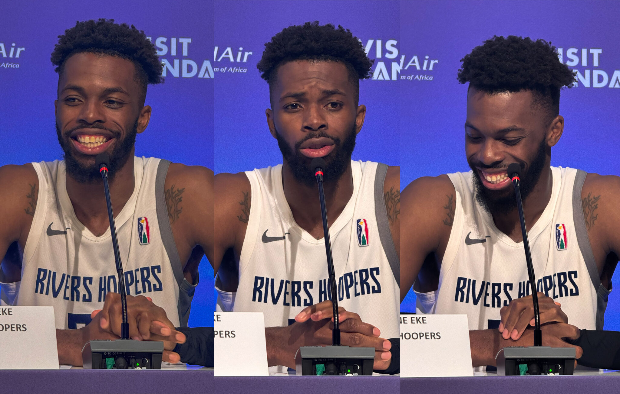Devine Eke press conference BAL