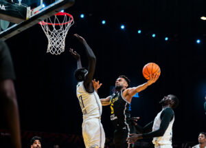 David Michineau BAL playoffs action