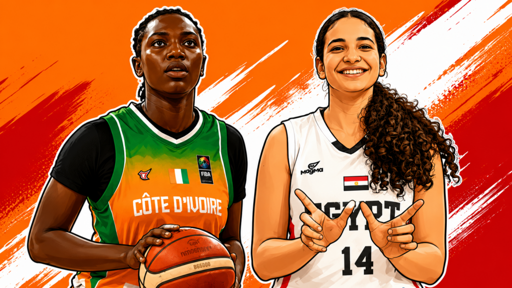 Cote d'Ivoire vs Egypt U16 FIBA U16 Women's Basketball World Cup